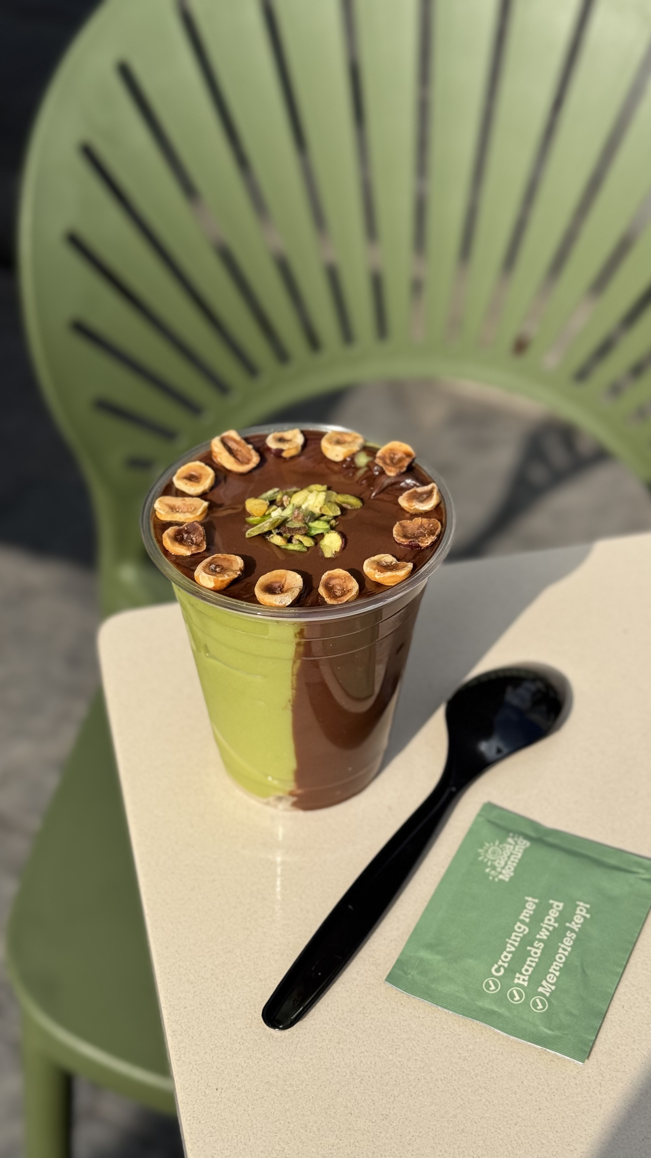 Image of Choco Avoca – Blended Pure avocado, Nutella, hazelnuts