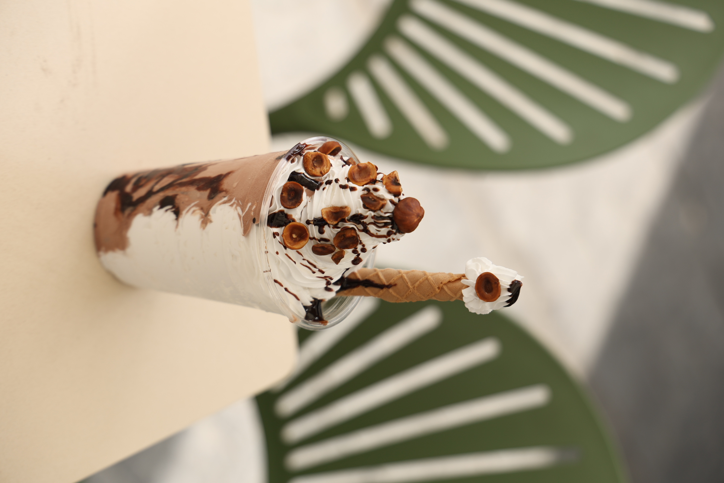 Image of Chocola-Mou – Fresh cream, hazelnut, chocolate syrup, chocolate merry cream