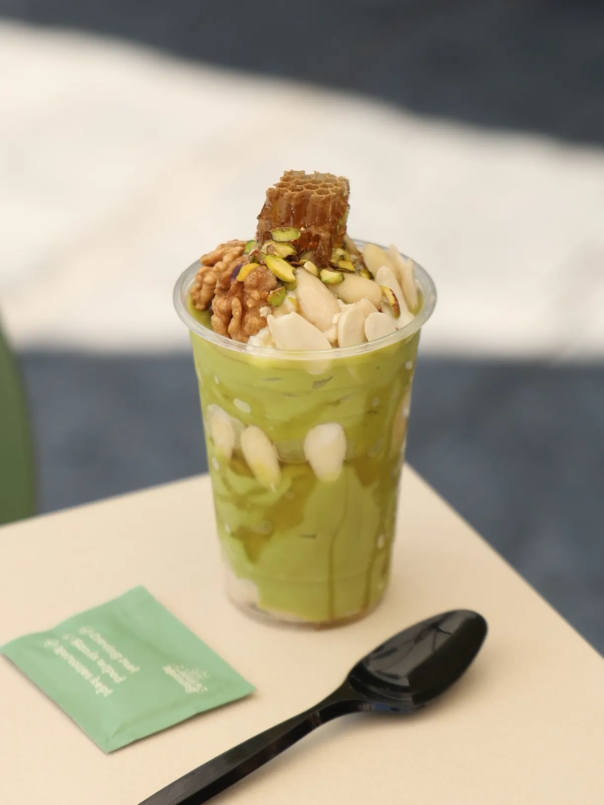 Image of Classic Avocado – Blended Pure Avocado, almonds, walnuts, honey & honey Combe, your choice of Astha or fresh cream on top