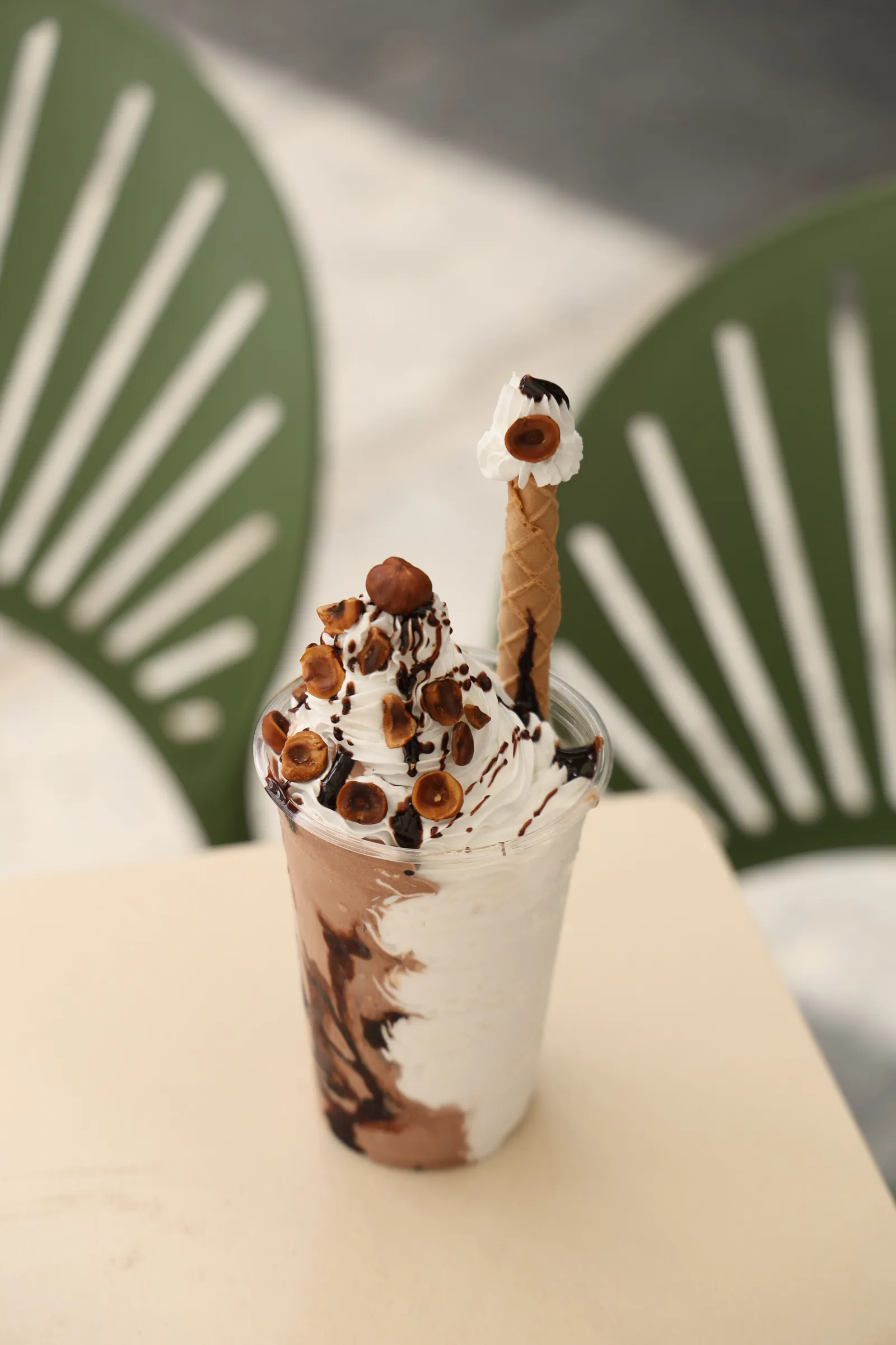 Image of Chocola-Mou – Fresh cream, hazelnut, chocolate syrup, chocolate merry cream