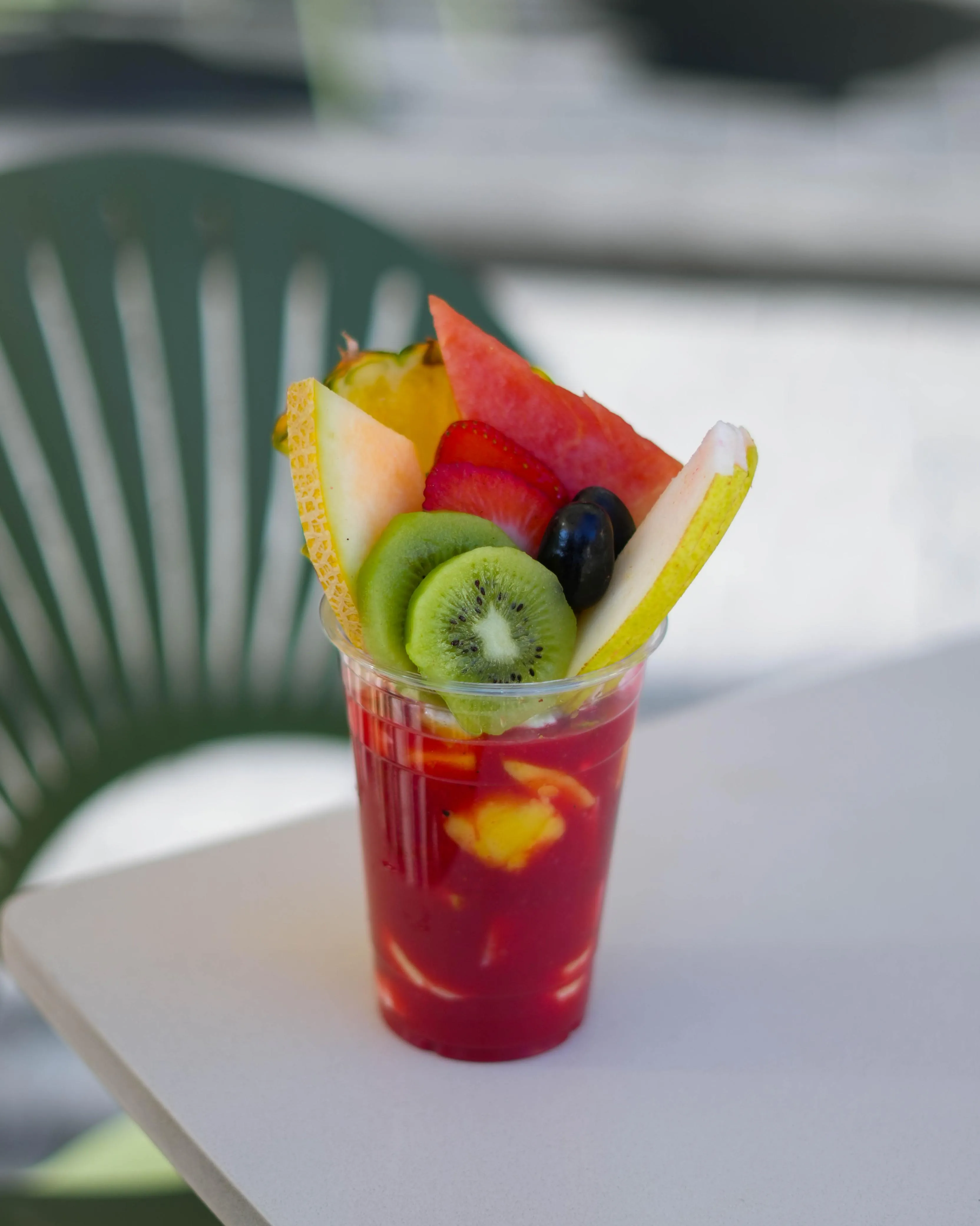 Image of Cocktail Zaman 🇱🇧  – A classic Lebanese fruit cocktail featuring simple, well-known fruits, prepared in the traditional old-style manner.