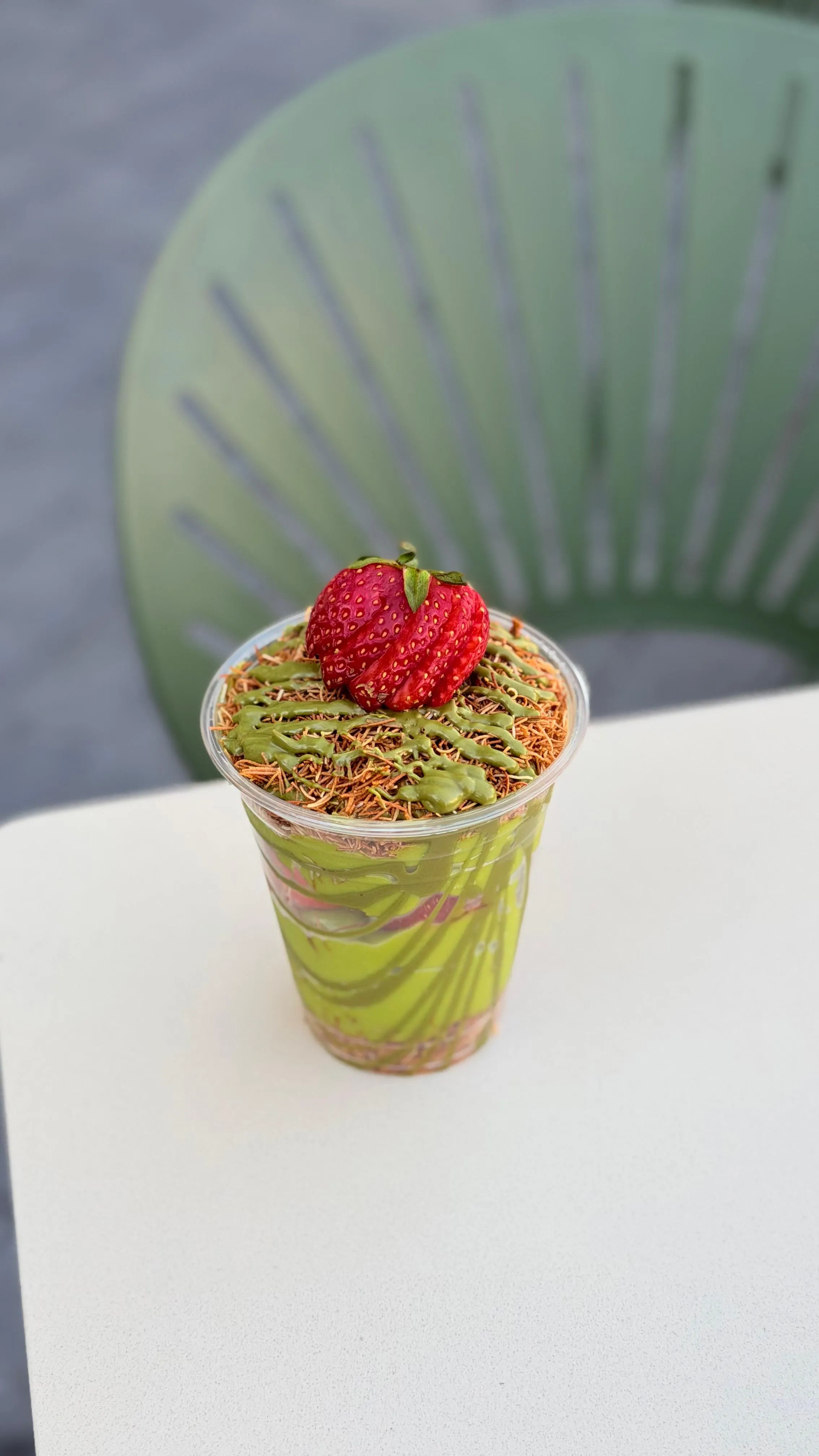 Image of Sultan L'Avoca – Kunafa, avocado, strawberry, pistachio chocolate.