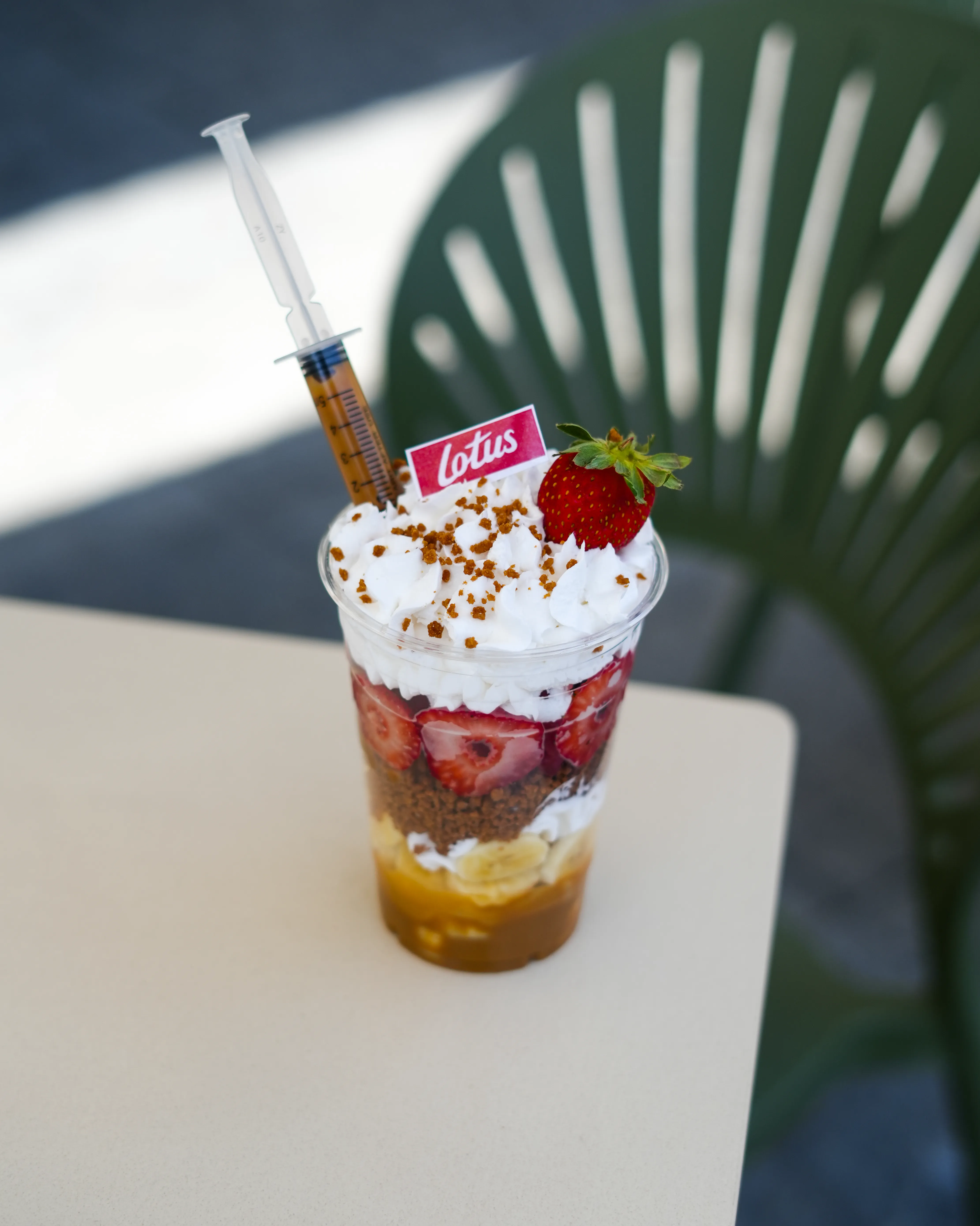 Image of Special Mix – Fresh cream, strawberry & banana slices, your choice of Nutella or Lotus spread